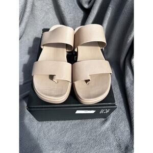 Naturalizer Women’s Sand Drift Leather Sandals Size 10.5 Comfort Slides New